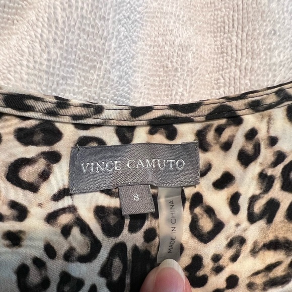 VINCE CAMUTO (NWT) LEOPARD PRINT DRESS SIZE 8 - Picture 10 of 15